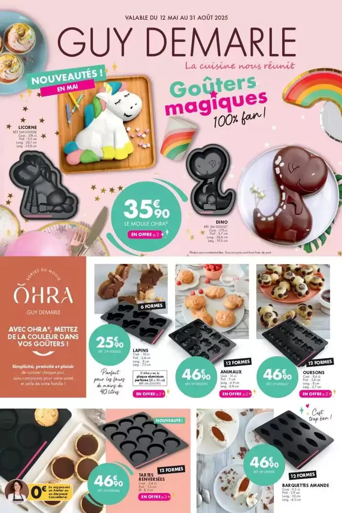 Nouveautés en mai du 13 mai au 31 août 2025 - Catalogue page 1