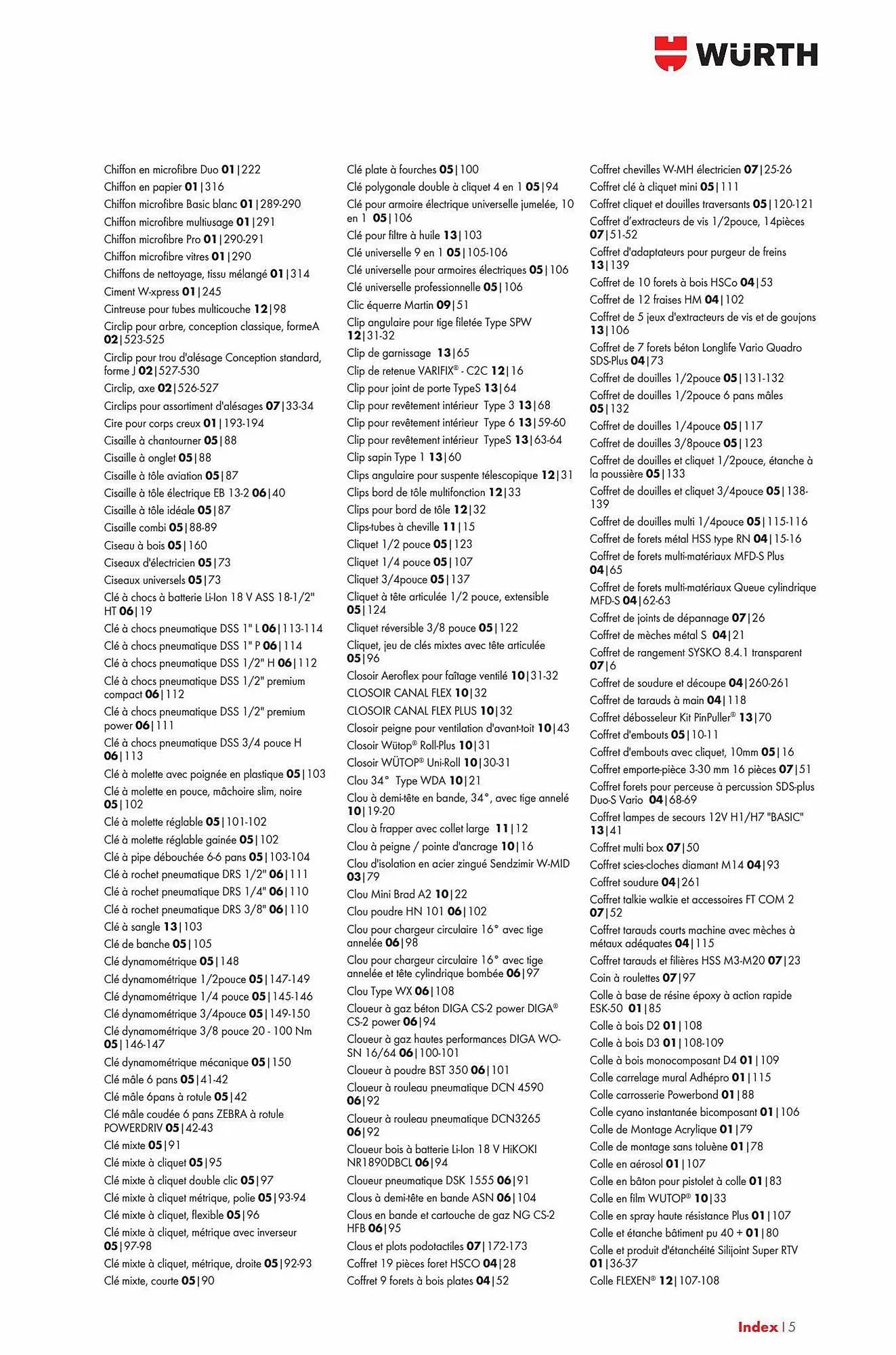 Catalogue Würth du 29 décembre au 31 décembre 2023 - Catalogue page 82