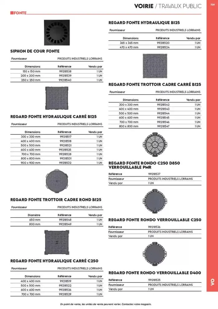 Tout faire +de 15 000 Produits du 17 décembre au 30 juin 2025 - Catalogue page 709