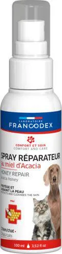 Spray réparateur au miel pour chien et chat