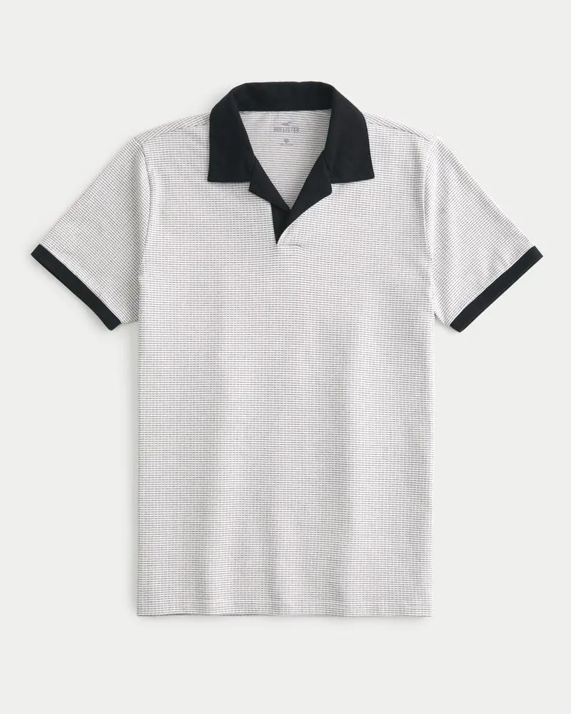 Contrast Collar Polo
