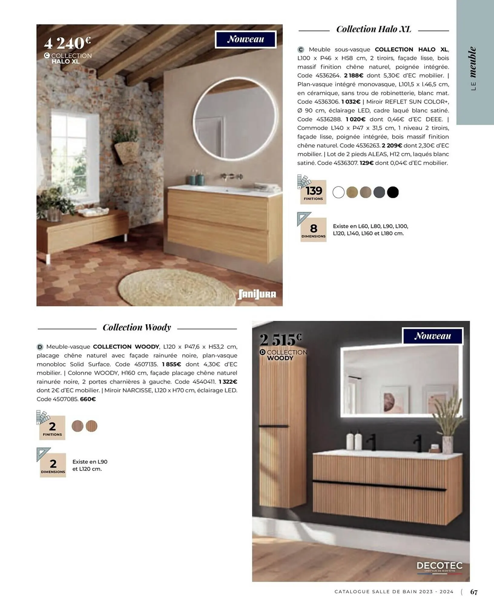 Catalogue Cedeo du 6 juillet au 31 décembre 2023 - Catalogue page 67