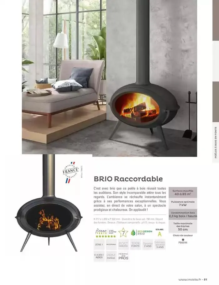 Le chauffage du futur a déjà 100 ans du 15 janvier au 31 mai 2025 - Catalogue page 51