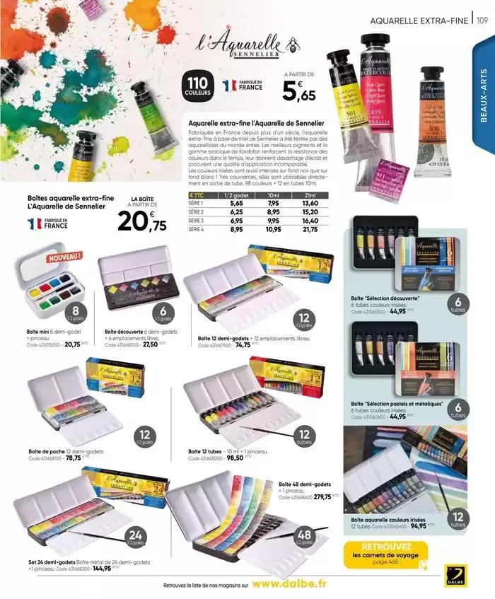 CATALOGUE DALBE 2025 du 27 janvier au 31 décembre 2025 - Catalogue page 111