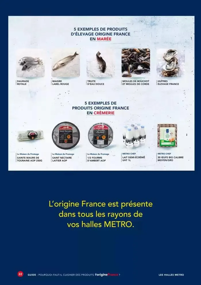 Metro Guide Origine France du 26 février au 31 décembre 2025 - Catalogue page 22