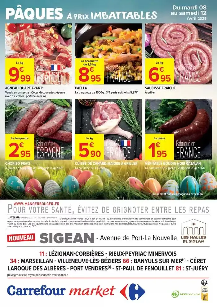 PÂQUES À PRIX IMBATTABLES du 8 avril au 12 avril 2025 - Catalogue page 4