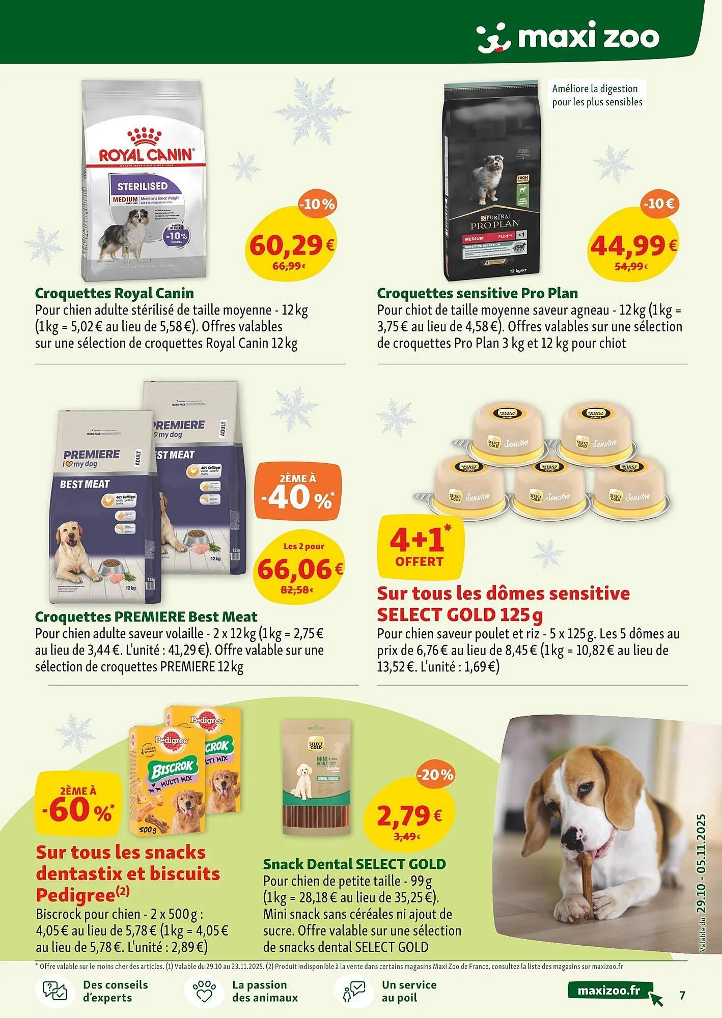 Catalogue Maxi Zoo du 29 octobre au 5 novembre 2025 - Catalogue page 7