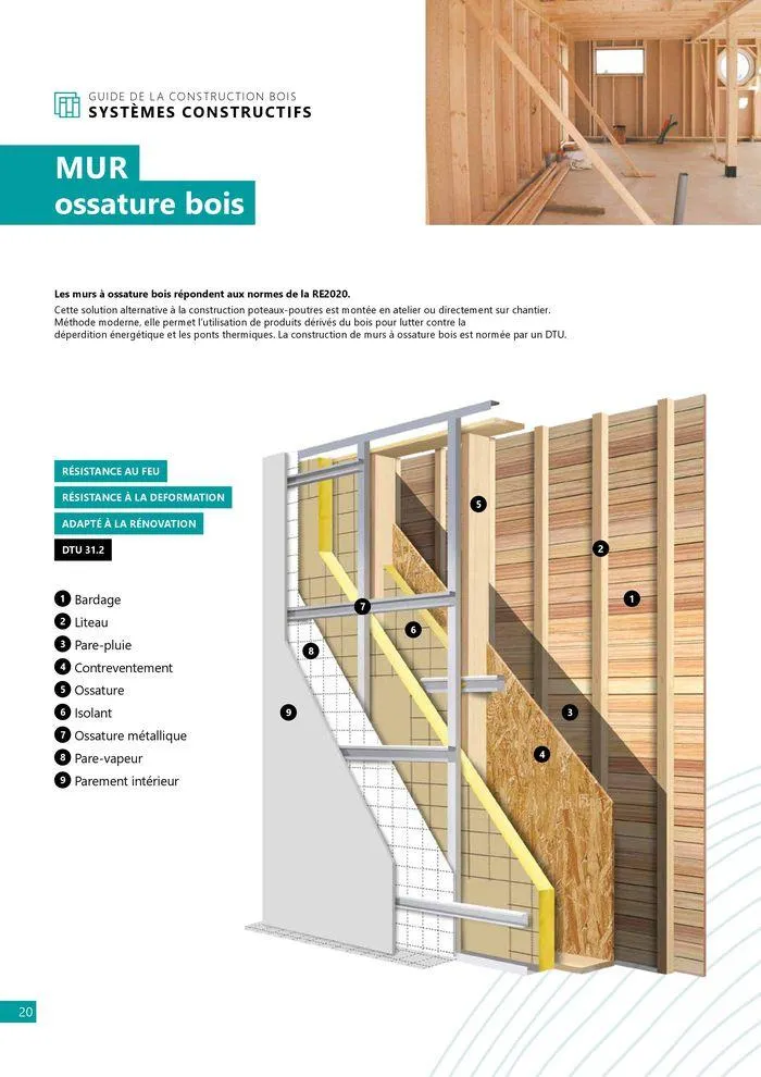 Guide construction bois 2024/2025 du 23 août au 31 décembre 2025 - Catalogue page 20