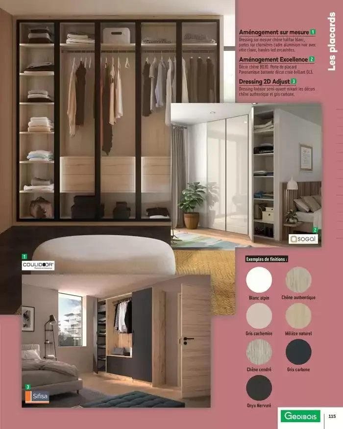 Aménagents Intérieurs 2025 du 1 janvier au 31 décembre 2025 - Catalogue page 115