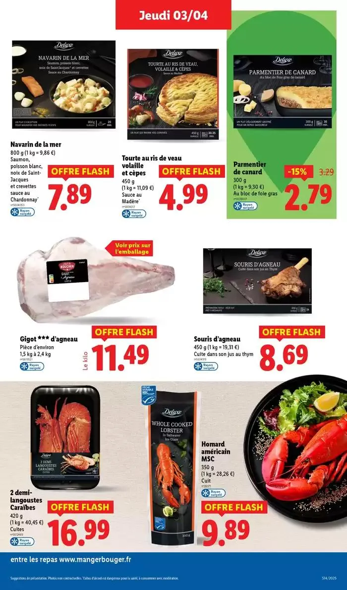 Concôctez un délicieux repas à l'occasion de Pâques avec la marque Deluxe chez Lidl ! du 3 avril au 9 avril 2025 - Catalogue page 21