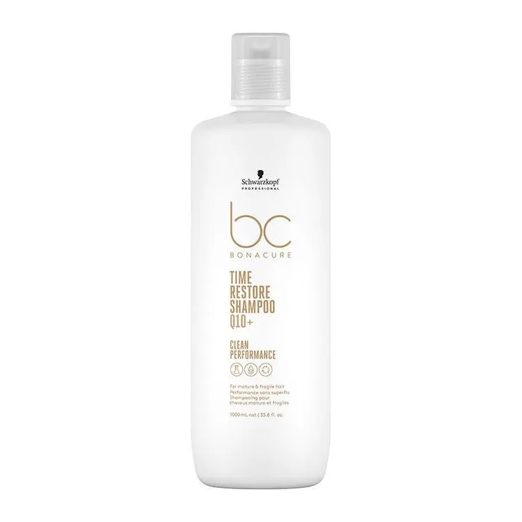 Shampooing pour cheveux matures et fragilisés BC Time Restore 1000ml