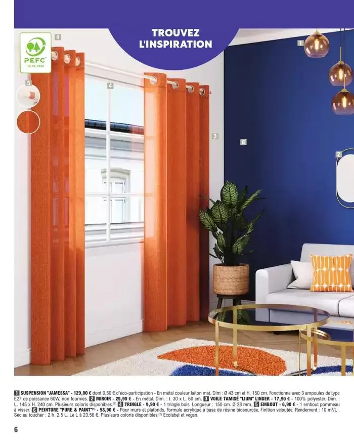 Guide Decoration Interieure du 2 mai au 31 décembre 2025 - Catalogue page 6