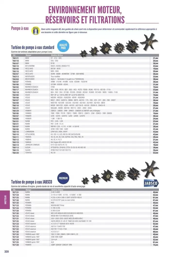 Catalogue Accastillage Diffusion 2025 du 1 janvier au 31 décembre 2025 - Catalogue page 322