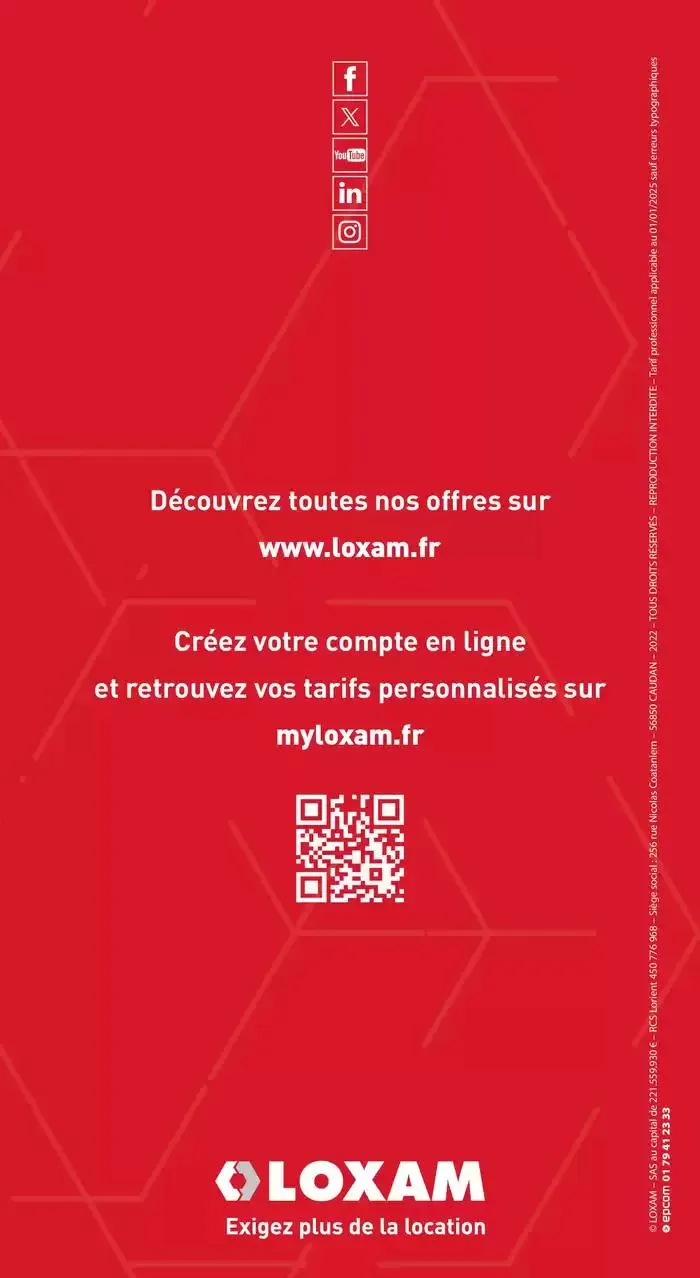 Tarifs professionnels du 3 janvier au 31 décembre 2025 - Catalogue page 56