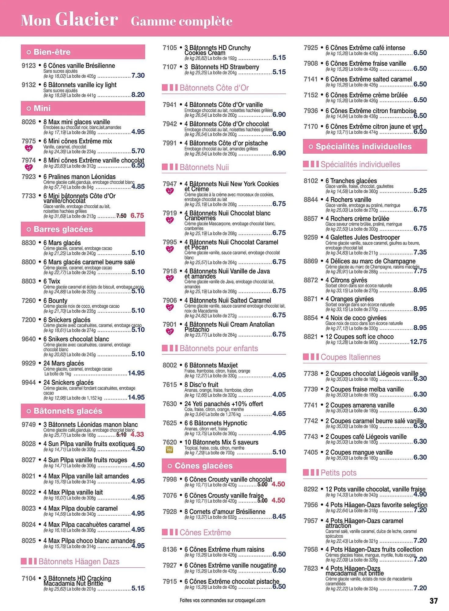 Catalogue Croque Gel du 4 mai au 7 juin 2026 - Catalogue page 37