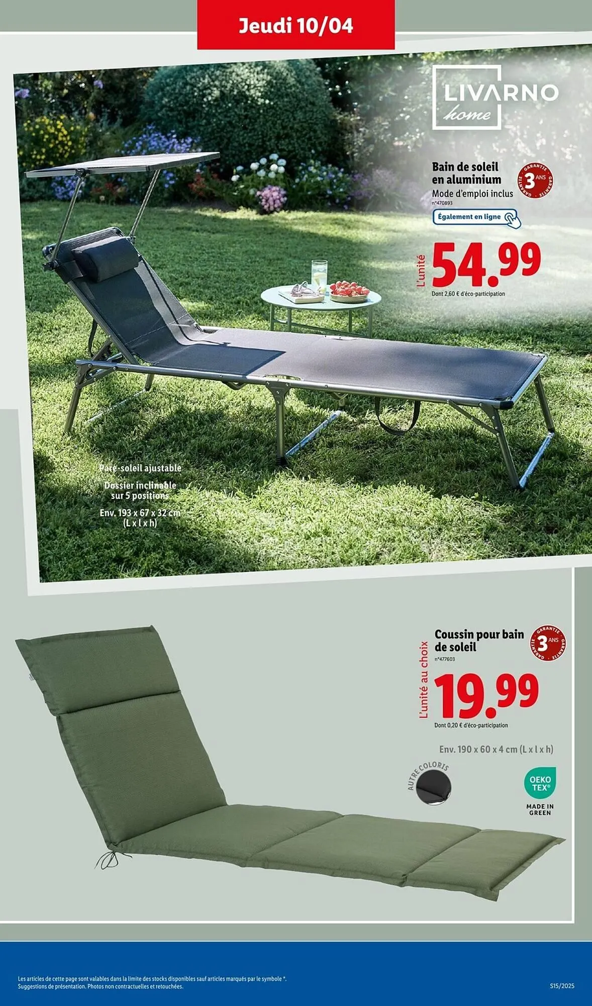 Catalogue Lidl du 10 avril au 14 avril 2025 - Catalogue page 3