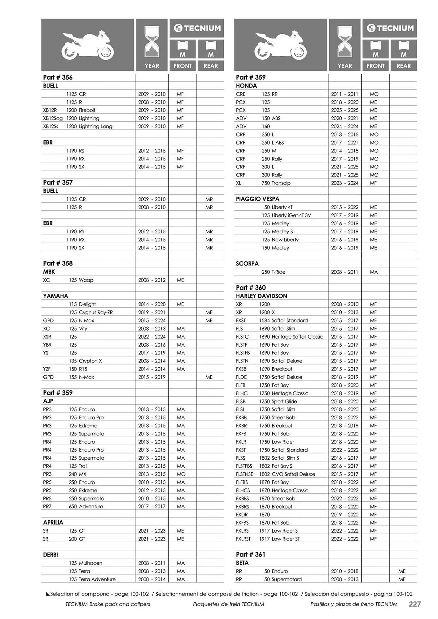 Catalogue Bihr du 23 mai au 31 décembre 2025 - Catalogue page 227