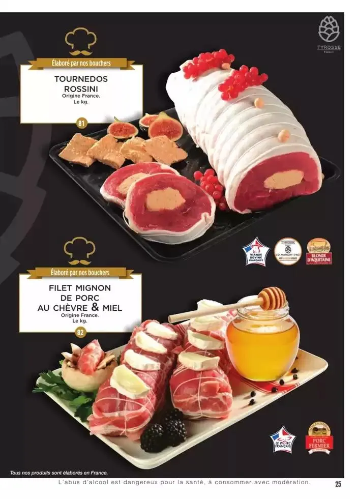 CARTE TRAITEUR PERMANENTE du 3 janvier au 31 décembre 2025 - Catalogue page 17