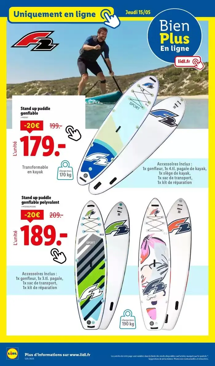 Profitez d'une large sélection de produits à prix réduits chez Lidl ! du 15 mai au 21 mai 2025 - Catalogue page 50