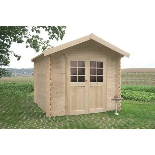 Solid Abri Jardin Bois "nimes" 28mm 4.60m²