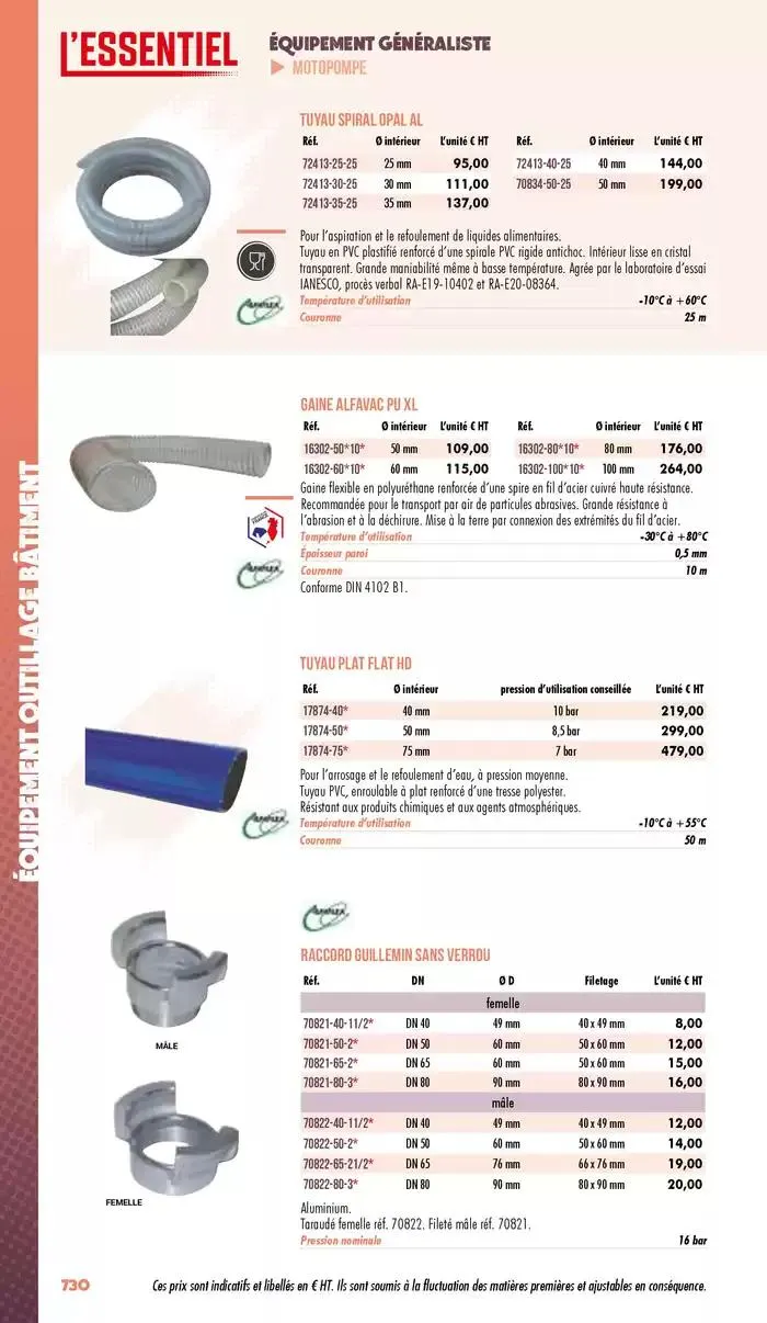 Essentiel Industrie 2025 du 3 janvier au 31 décembre 2025 - Catalogue page 732