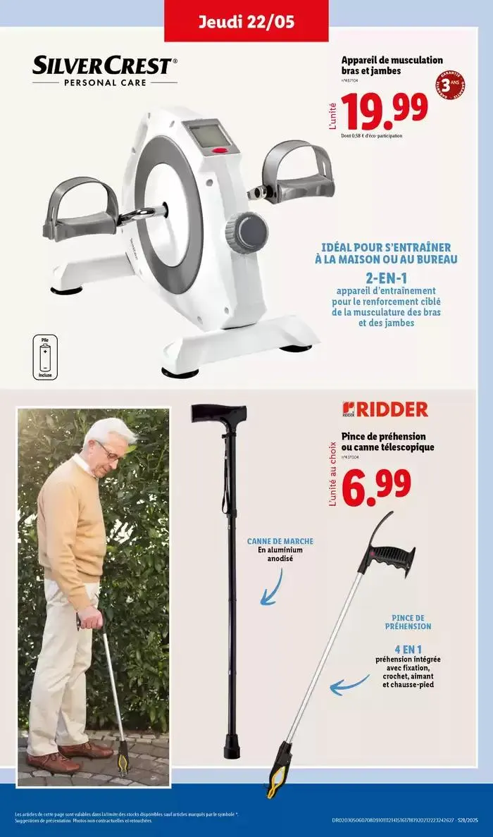 Moustiquaires, bien-être, sport, jeux pour enfant… Profitez des ventes Lidl ! du 22 mai au 26 mai 2025 - Catalogue page 13