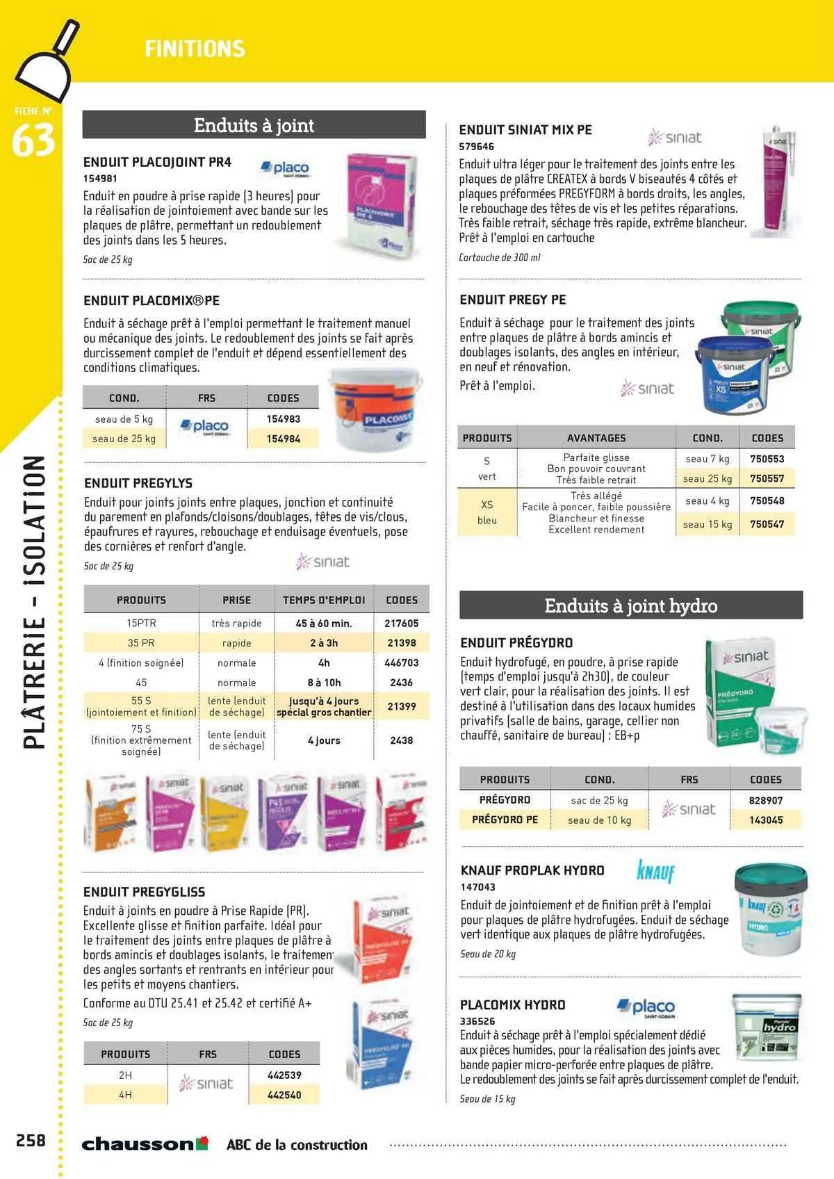 Catalogue Chausson Matériaux du 2 mai au 31 décembre 2025 - Catalogue page 216