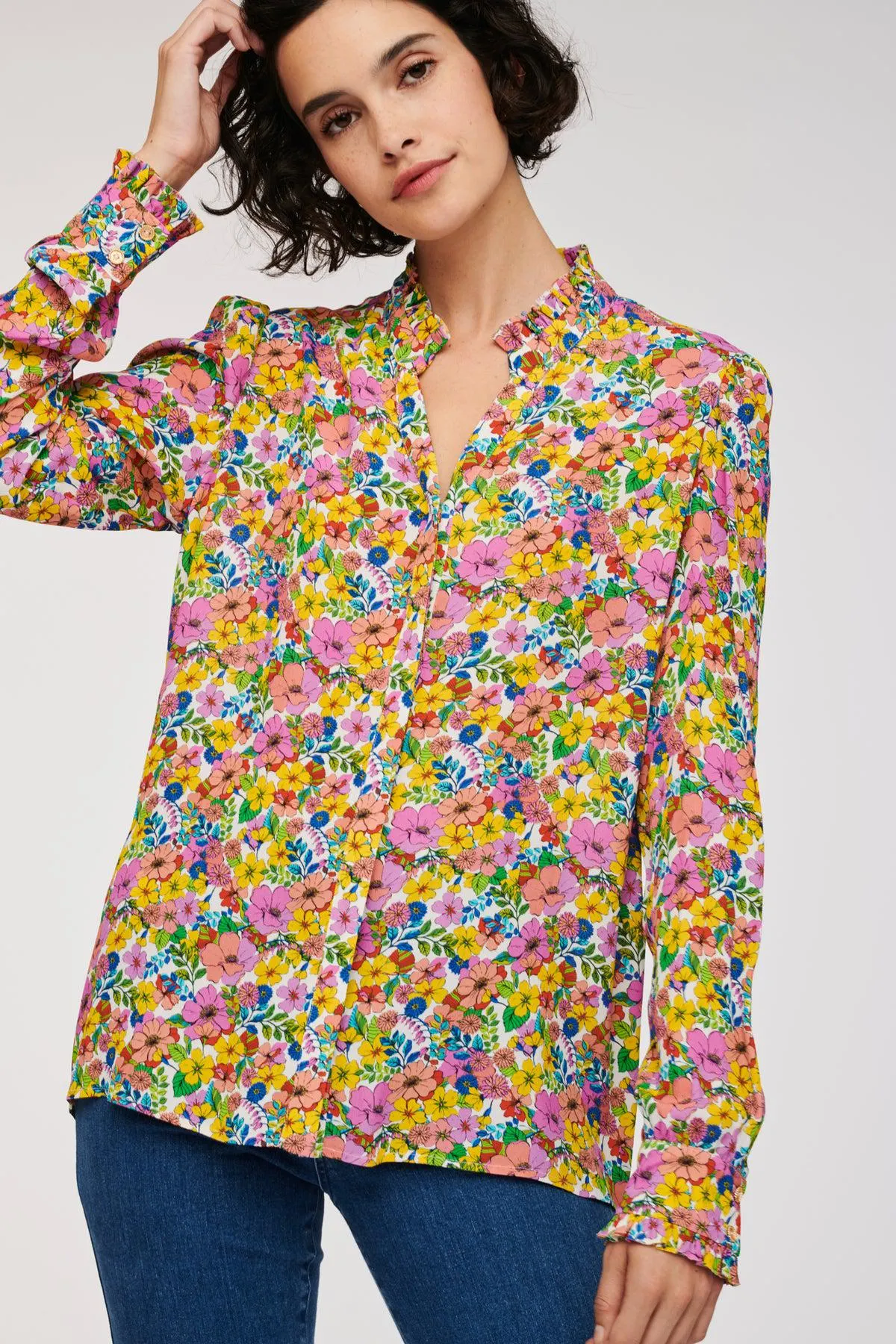 Chemise imprimé floral