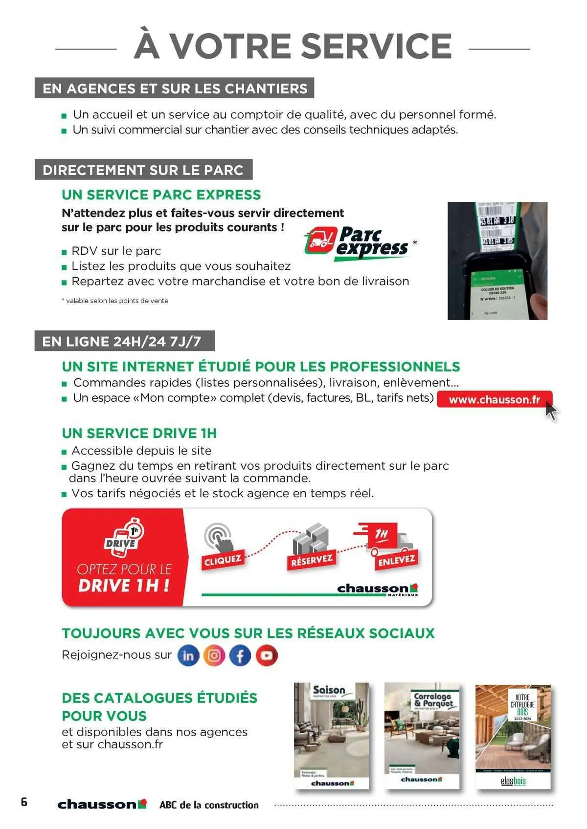 Catalogue Chausson Matériaux du 2 mai au 31 décembre 2025 - Catalogue page 6