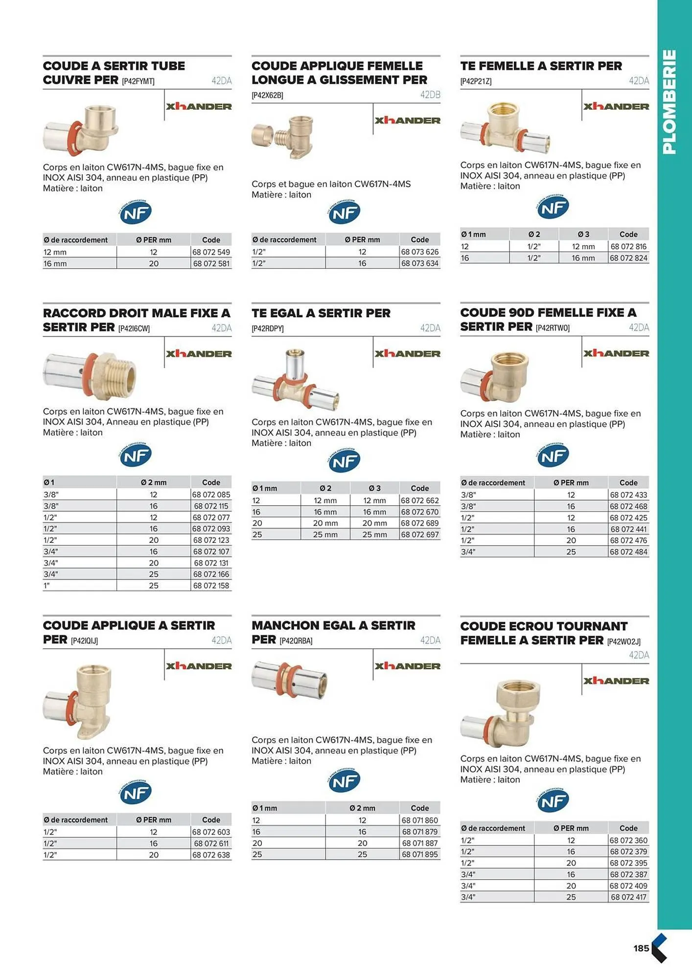 Catalogue Prolians du 2 octobre au 31 décembre 2025 - Catalogue page 185