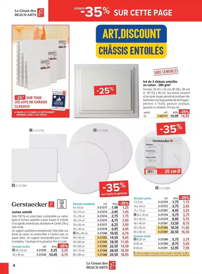 Offres Géantes jusqu'à -50% du 30 janvier au 19 mars 2025 - Catalogue page 4