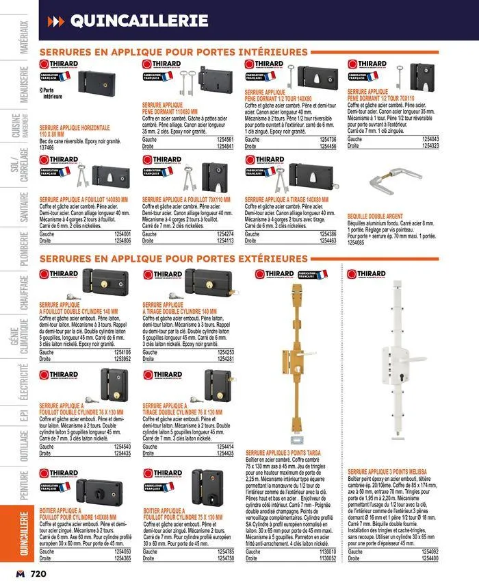 Guide produits 2024 du 15 mars au 31 décembre 2024 - Catalogue page 720