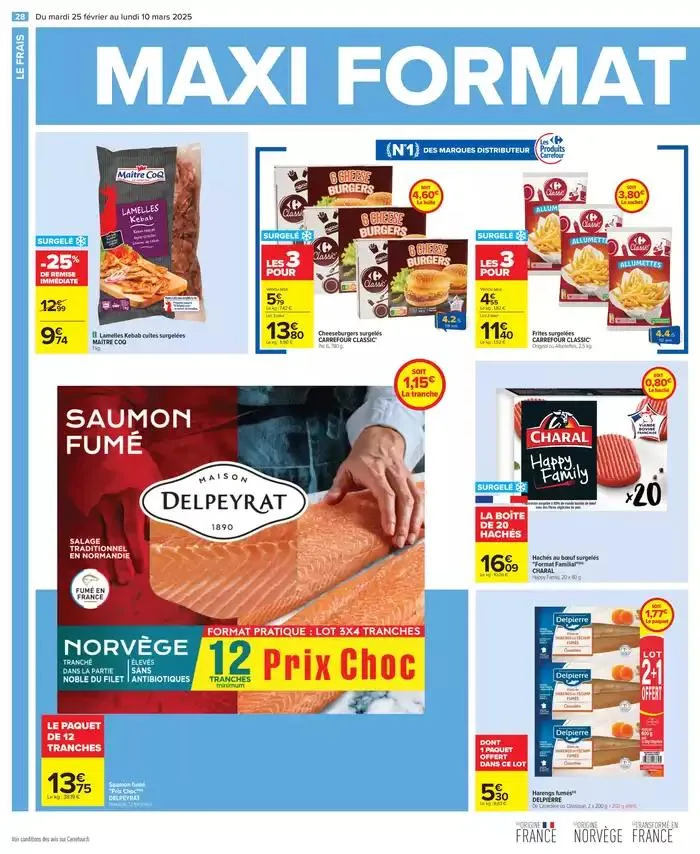 SPÉCIAL MAXI FORMAT du 25 février au 10 mars 2025 - Catalogue page 30