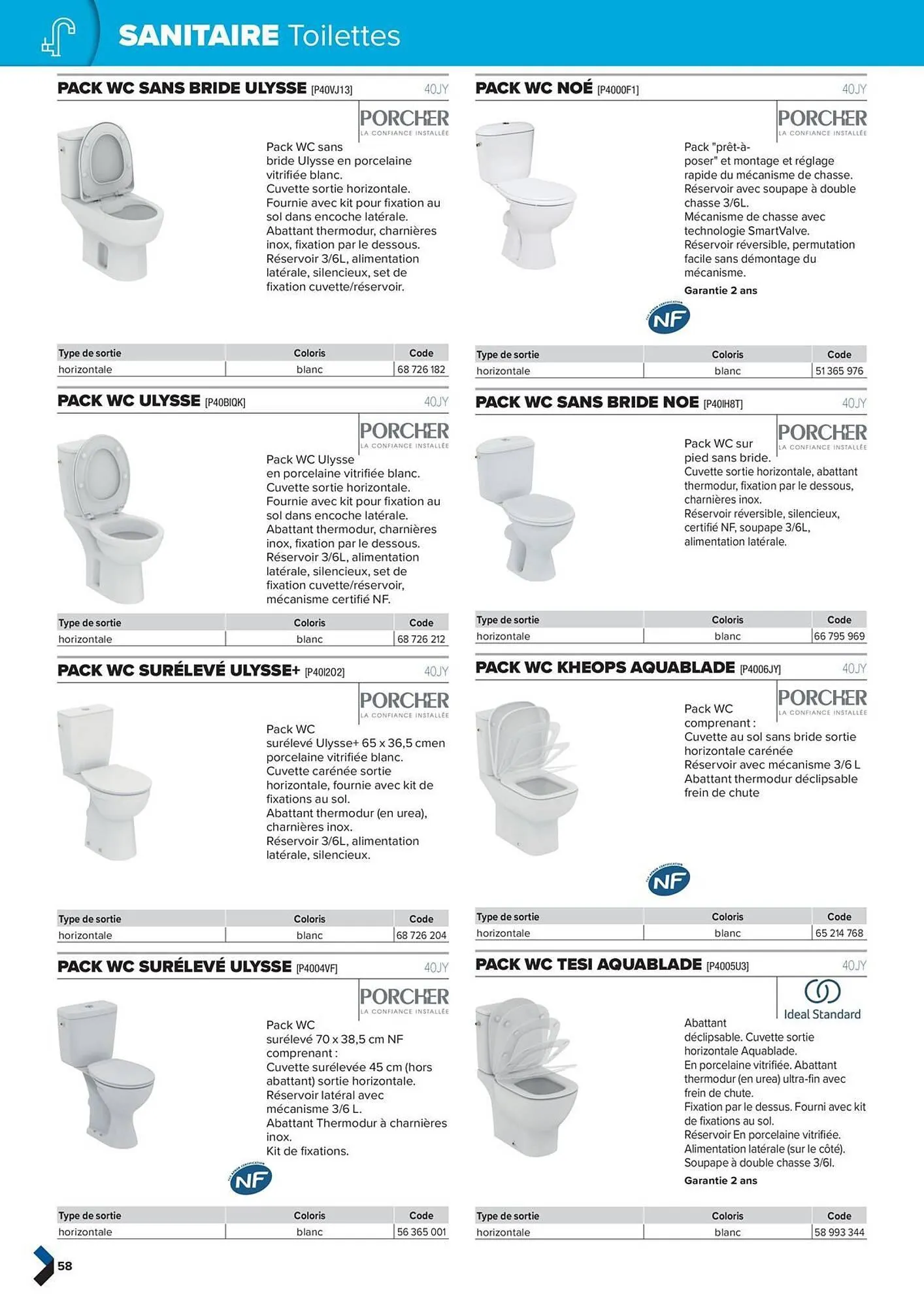Catalogue Prolians du 2 octobre au 31 décembre 2025 - Catalogue page 58