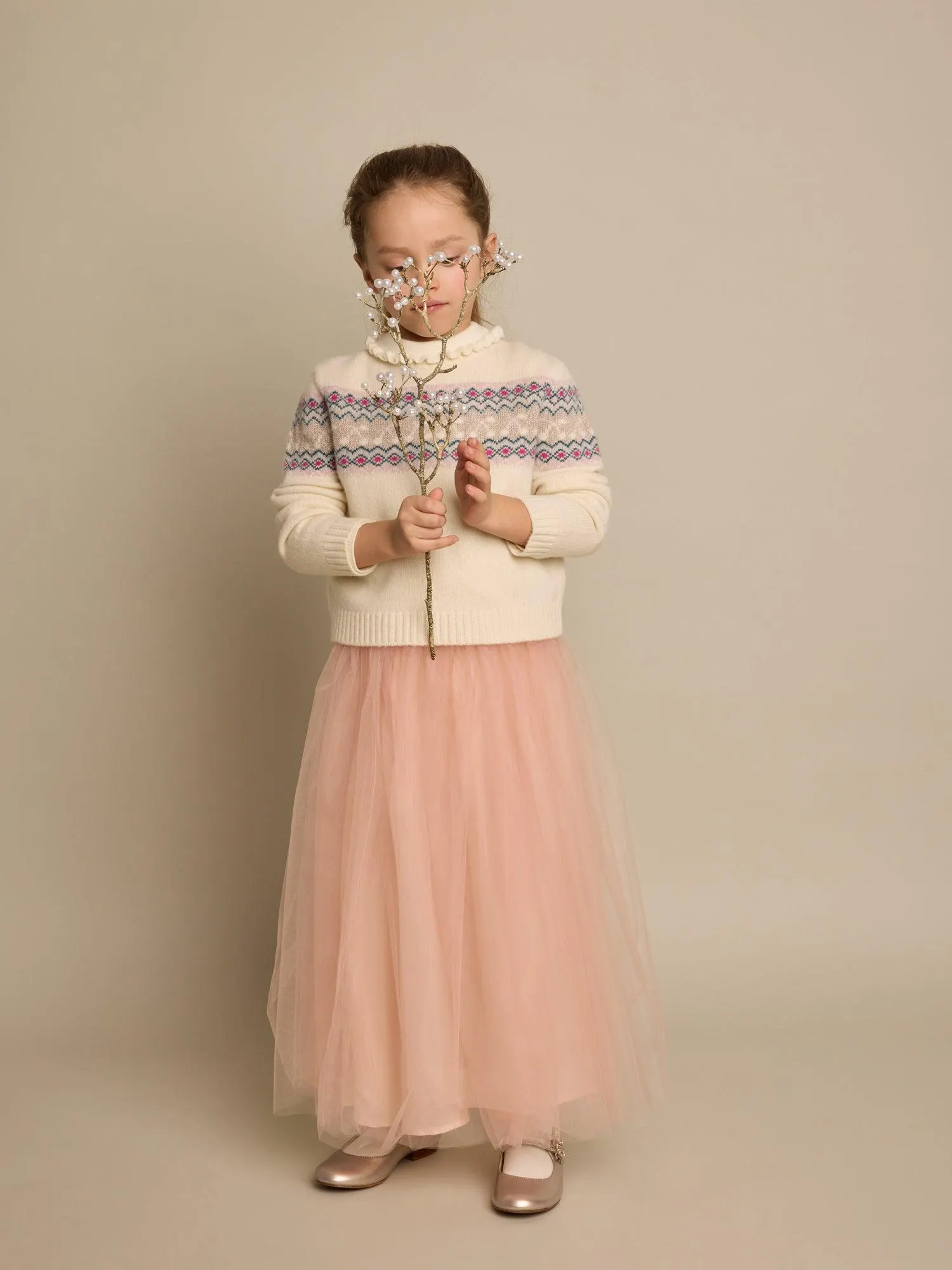 Jupe Panice rose fard