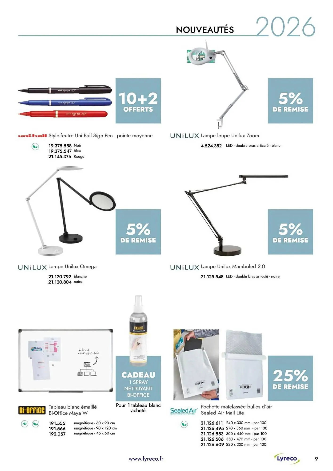Catalogue Lyreco du 5 janvier au 28 février 2026 - Catalogue page 9