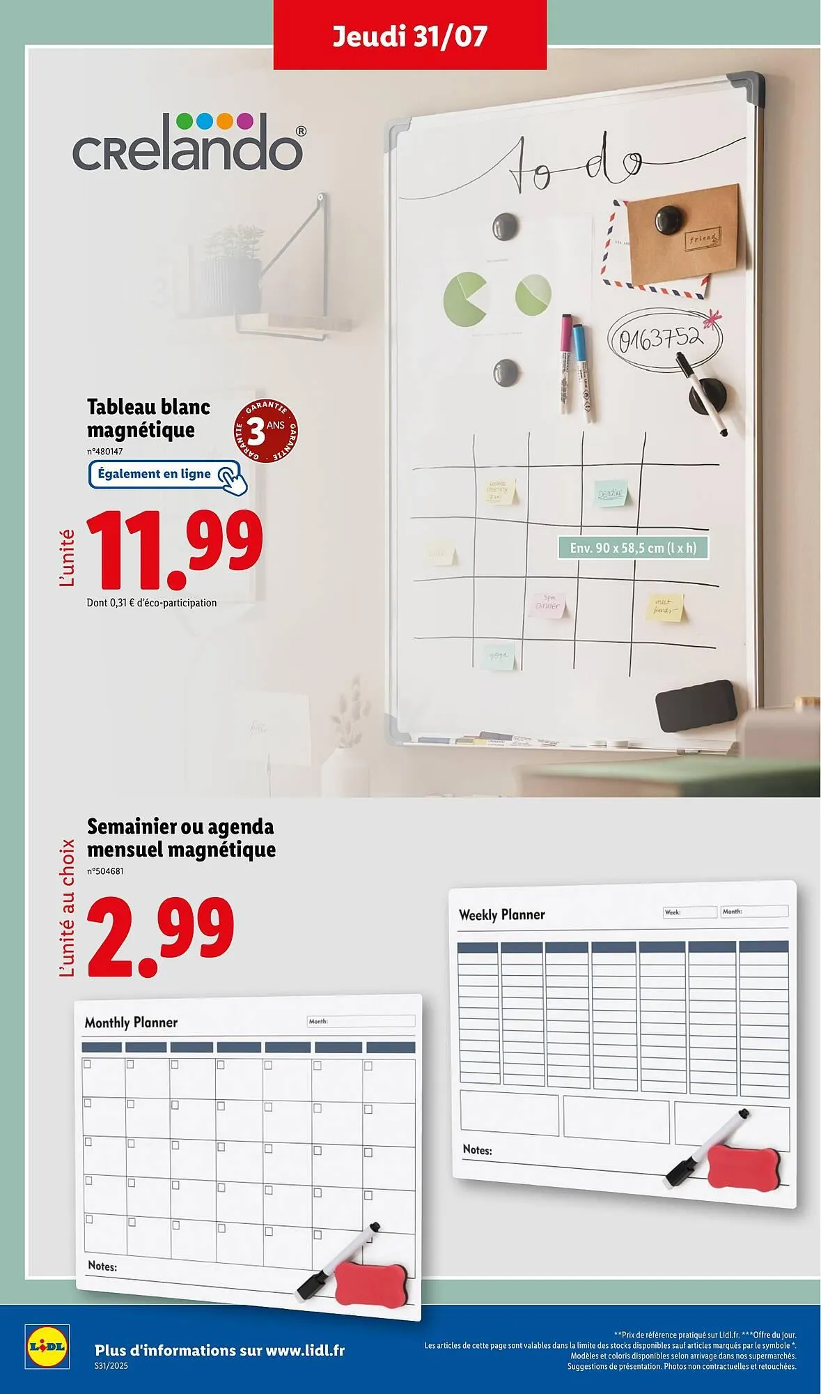 Catalogue Lidl du 31 juillet au 6 août 2025 - Catalogue page 40