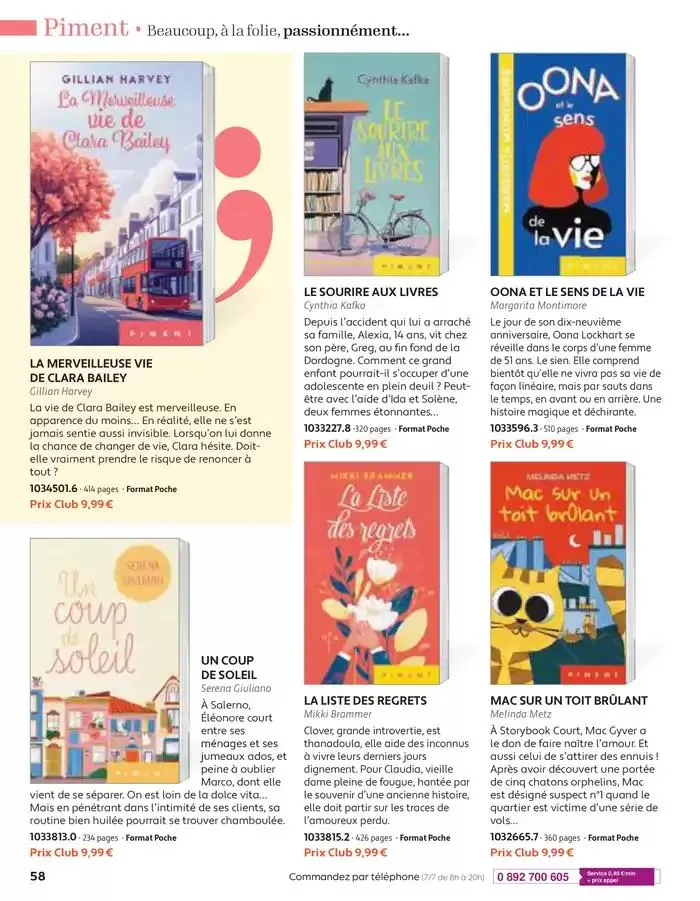 Mai - Juin 2025 du 30 avril au 30 juin 2025 - Catalogue page 58