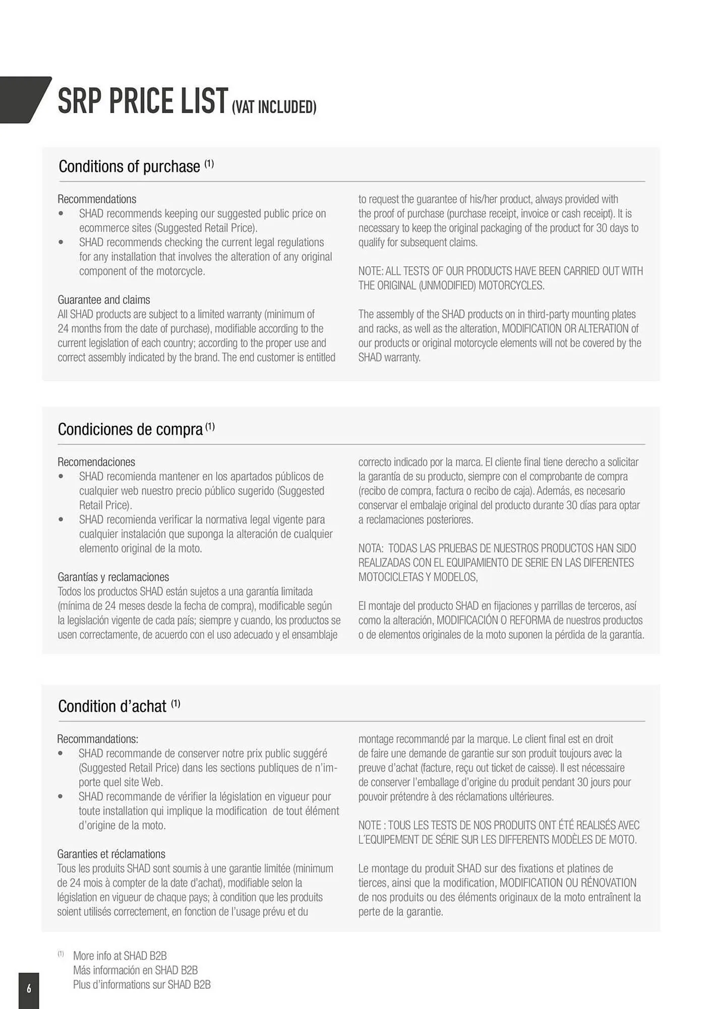 Catalogue Bihr du 2 octobre au 31 décembre 2025 - Catalogue page 6