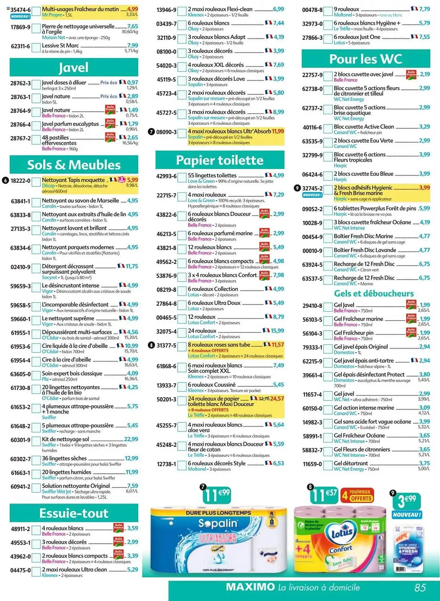 Catalogue Maximo du 12 mai au 8 juin 2025 - Catalogue page 85