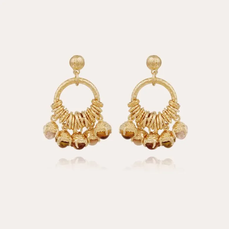 Lucce Maranzana earrings large size gold