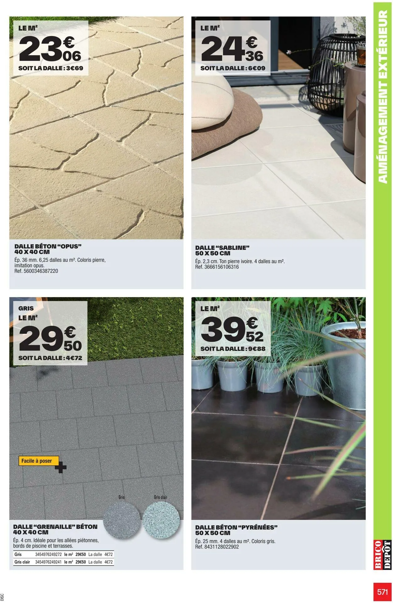 Brico Dépôt Catalogue actuel du 24 mars au 31 juillet 2025 - Catalogue page 571