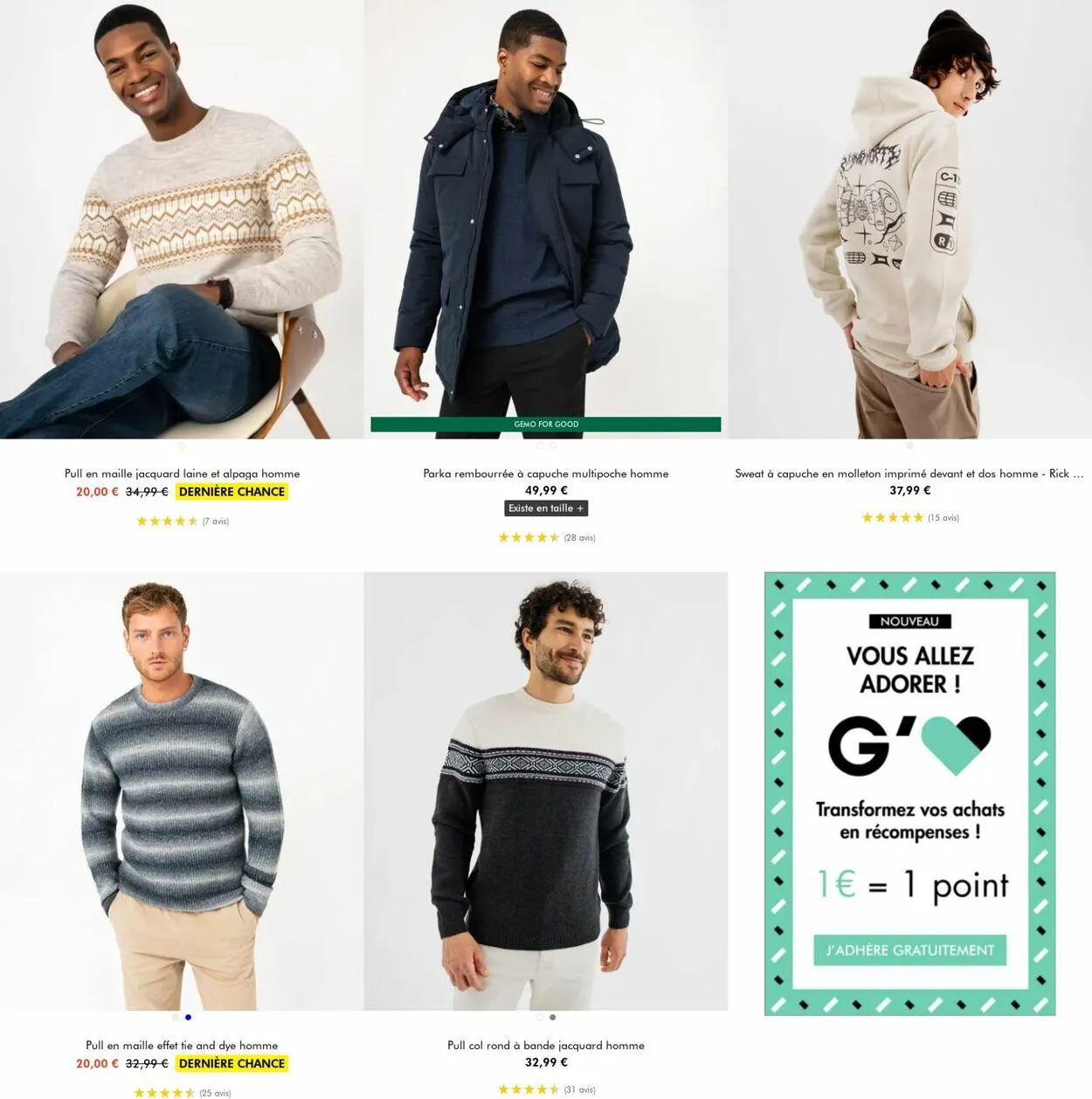 Gémo Catalogue actuel du 26 mars au 8 avril 2025 - Catalogue page 7