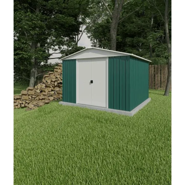 Abri De Jardin Métal Vert 9.03m²