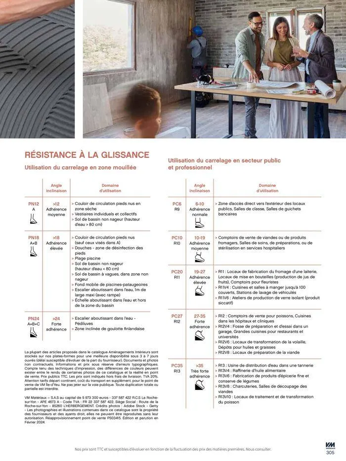 Extériéurs du 14 mars au 20 janvier 2026 - Catalogue page 305