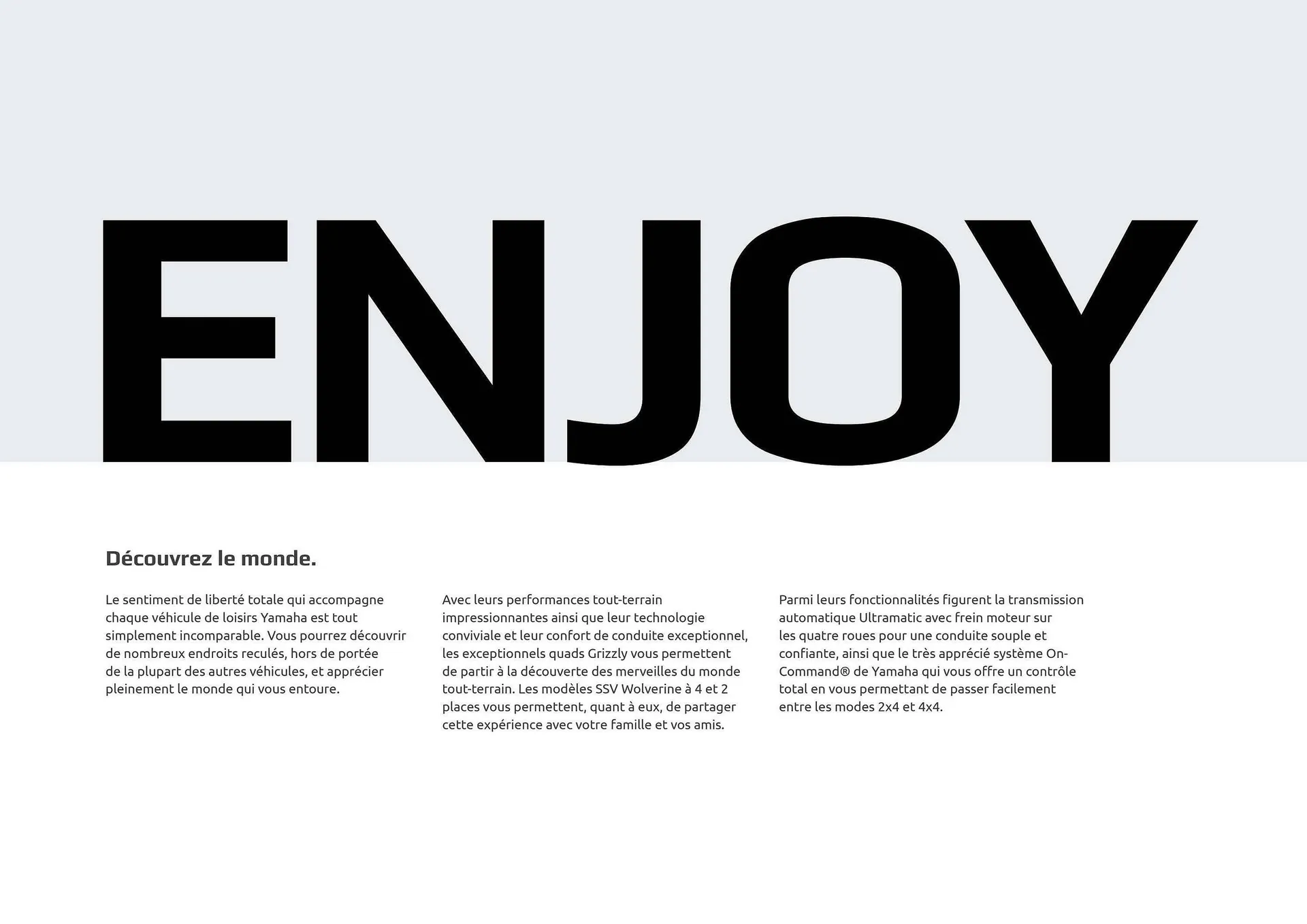 Catalogue Yamaha du 20 avril au 26 décembre 2026 - Catalogue page 3