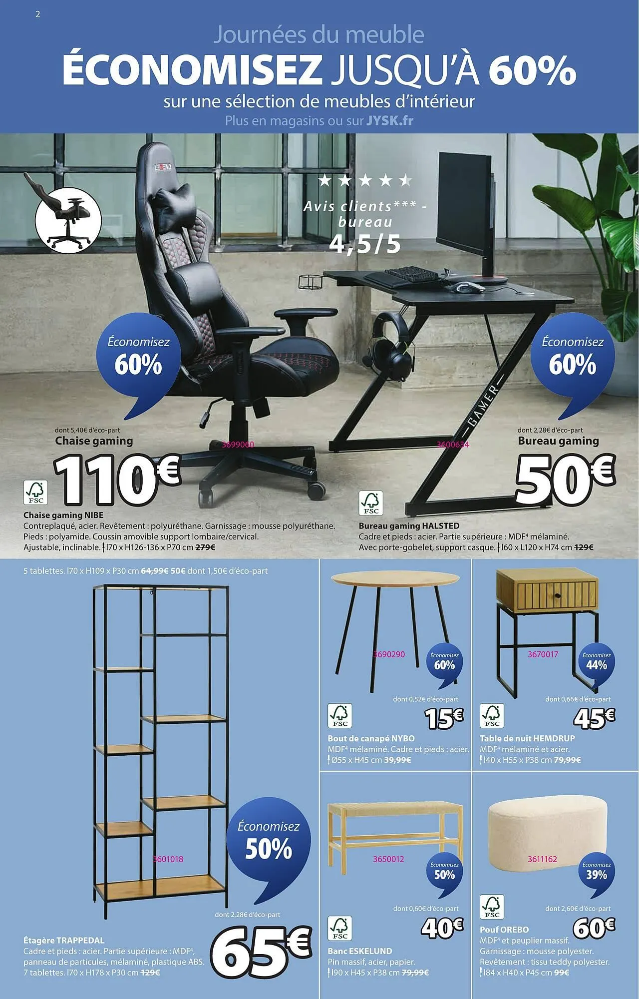 Catalogue JYSK du 1 juillet au 21 juillet 2025 - Catalogue page 2