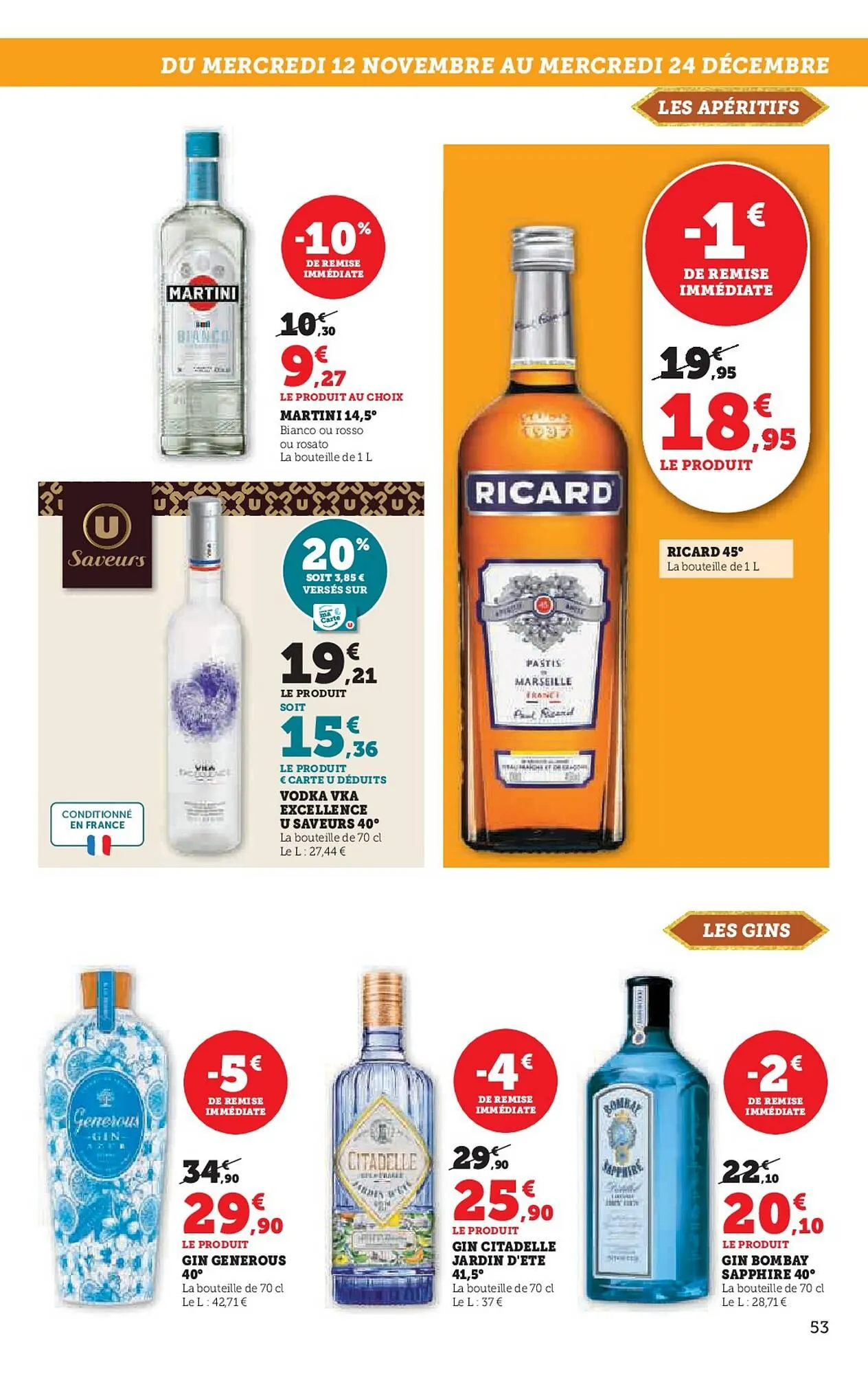 Catalogue Super U du 12 novembre au 30 novembre 2025 - Catalogue page 53