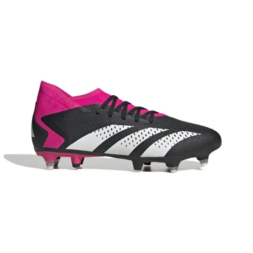 Chaussure Rugby Prédator Accuracy 3 Hybride Tout Terrain Noir/Rose - Adidas