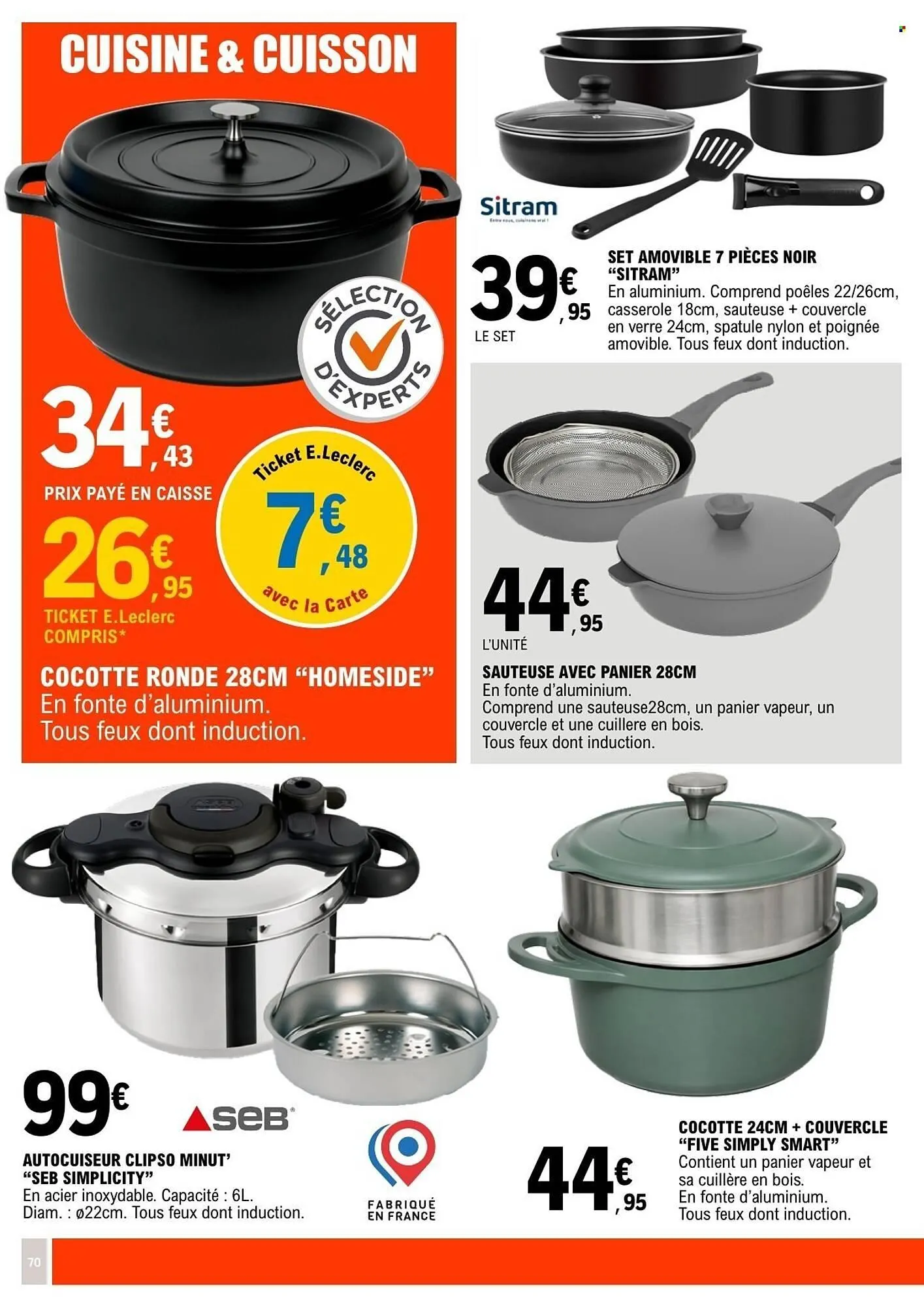 Catalogue E.Leclerc du 24 février au 8 mars 2026 - Catalogue page 70